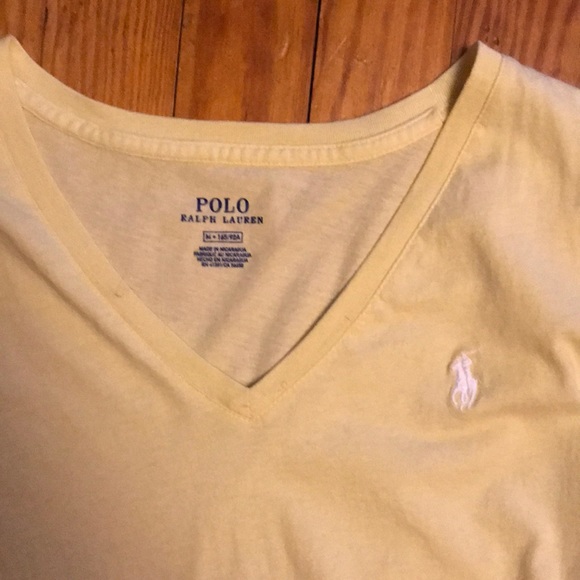 Women’s Pale Yellow Polo Shirt - Picture 2 of 3
